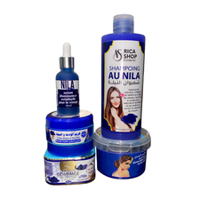 Pack Soin Capillaire & Visage au Nila Bleu